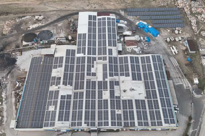 1.616,50 kWp Endüstriyel çatı · Solartakip