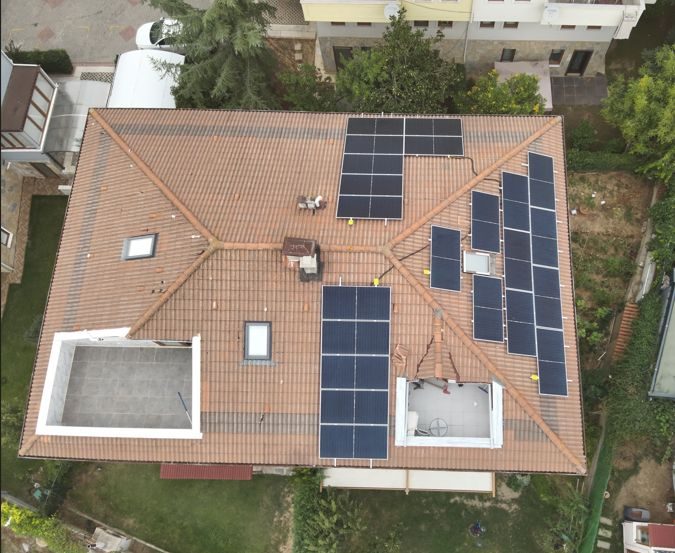 12,98 kWp mesken / villa güneş enerjisi santrali