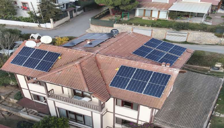 9,01 kWp mesken / villa güneş enerjisi santrali