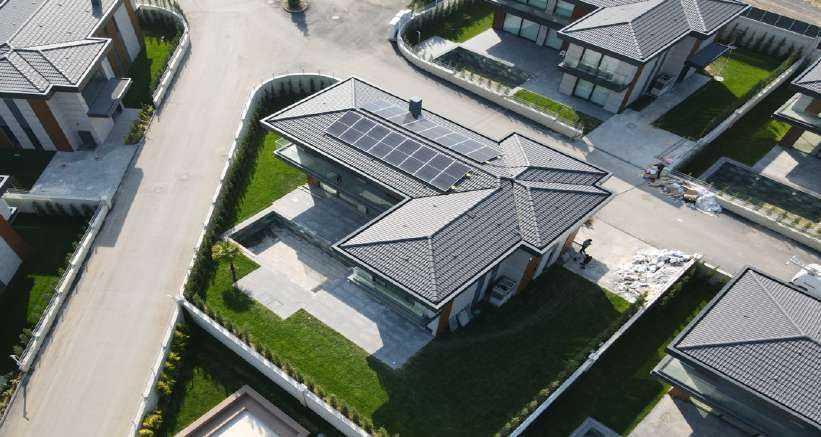 9,36 kWp mesken / villa güneş enerjisi santrali