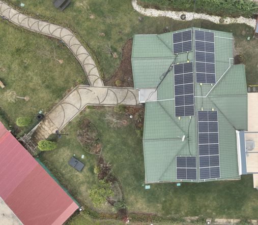 12,40 kWp mesken / villa güneş enerjisi santrali