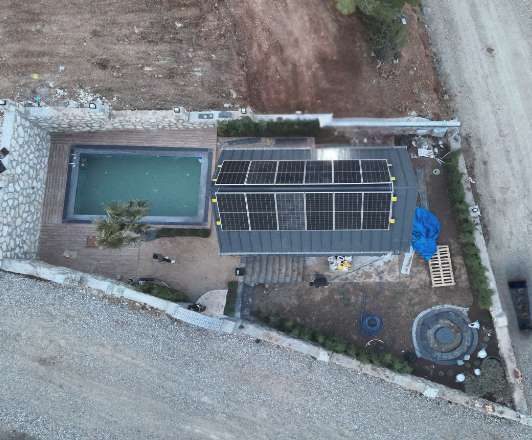 6,60 kWp mesken / villa güneş enerjisi santrali